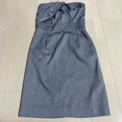 ラグジュエル　Luxjewel デニム　ベアトップワンピース