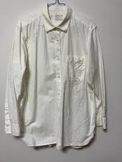 無印良品 紳士 洗いざらしホワイトシャツ XLサイズ ポケット付き