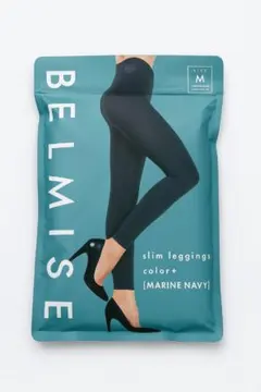 BELMISE スリムレギンス M マリンネイビー