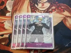 サンジ★紫3コスト5000★R★ワンピースカード★師弟の絆