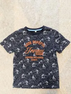 男の子 ボート柄 ネイビー Tシャツ 140cmのサムネイル
