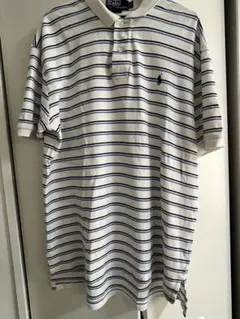 Polo by Ralph Lauren ストライプポロシャツ L