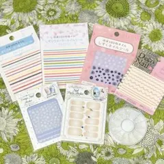 まとめ売り⑥【匿名配送】ネイルサロンシール、レース、フラワー、ビジュー、パール