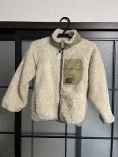 BREEZE アイボリー フリースジャケット　120cm