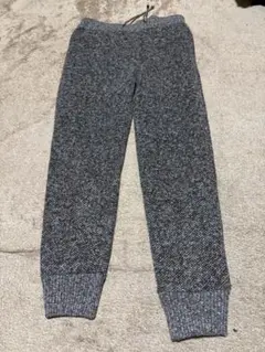 グレー系ニット風ジョガーパンツ