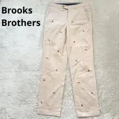 Brooks Brothers コーデュロイ チノパン 刺繍入り ベージュ