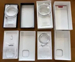 空箱　iPhoneが入っていた空箱4つ　空箱