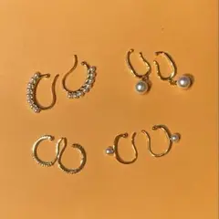 パール イヤーカフ