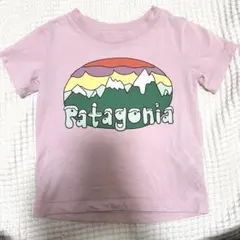 パタゴニア 2T ピンクTシャツ