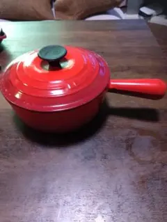 LE CREUSET ルクルーゼ ウィンザーポット 片手鍋 16cm オレンジ - メルカリ
