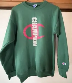 チャンピオン 古着 トレーナー 緑