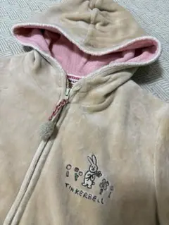 TINKERBELL ベロアジップアップパーカー（120）美品