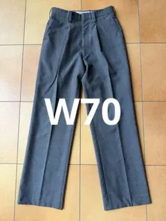 W70 심플 터킹 그레이 플래드 스트레이트 슬랙스