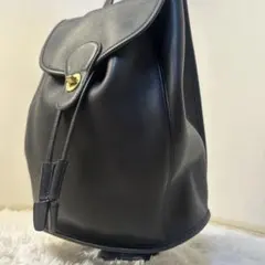 未使用級✨オールドロンシャン】ショルダーバッグ ヴィンテージ シボ革 