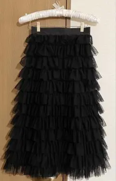 deicy フリルスカート　ブラック