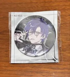 にじさんじ レオス ビッグ箔押し缶バッジ 【NIJI HOLIC】