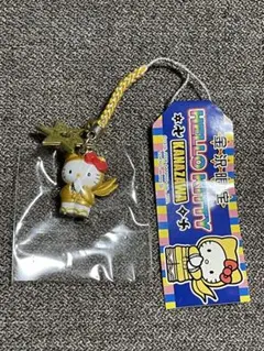 ご当地キティ】根付けストラップ 群馬限定 鬼押出し - メルカリ