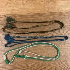 伝統的な帯締め 3点セット 房付き