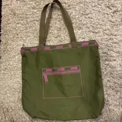 LeSportsac トートバッグ　カーキ