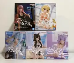 【新品未開封】大神ミオ 雪花ラミィ リラックスタイム フィギュア まとめ売り プライズ「#hololive IF -Relax time- 大神ミオ、雪花ラミィ