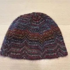 イタリア製 90s MISSONI ニット キャップ ビーニー ウール モヘア