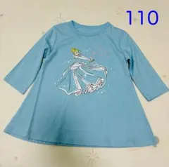 Disney シンデレラ 7分袖　Tシャツ 110cmのサムネイル