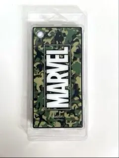 MARVELスクエアガラスケース iPhone8/7用カモフラージュ柄 未使用品
