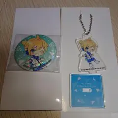 プロセカ バチャシン 鏡音レン ローソンコラボ 缶バッジ&アクスタセット