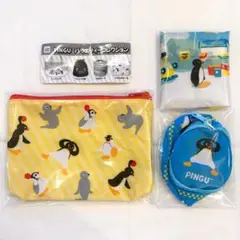 【新品未使用】PINGU バラエティーコレクション トートバッグ ポーチ 3種