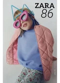 ZARA ベビー 新品 シームベーシックスウェットシャツ トレーナー 86