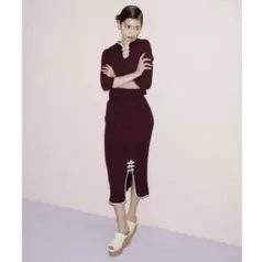 【最安値】REDYAZEL チャイナセットアップ(上下揃い)ボルドー