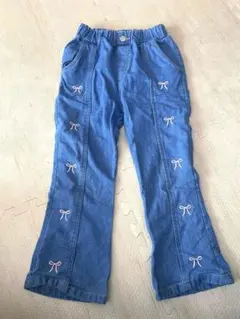 キッズ　120 女の子服　デニムパンツ　長ズボン