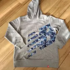 New Balance グレー パーカー 140cm