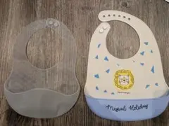 【美品】シリコンエプロン　２点セット