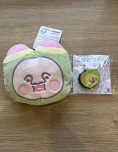 こびとづかん　フェイスリールパスケース　ラバークリップ