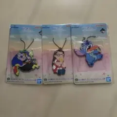 スティッチ　一番くじ　H賞　みんな集まれ！ラバーチャームコレクション　3点セット