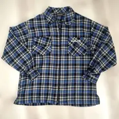 Timberland チェックネルシャツ ジャンバー アウター ブルー