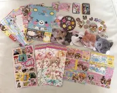 平成レトロ　メモ用紙、シール　まとめ売り