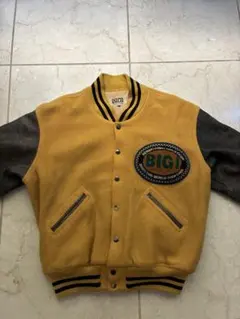 80's オリジナルBIGI ヴィンテージスタジャン 袖レザー 当時物 希少のサムネイル