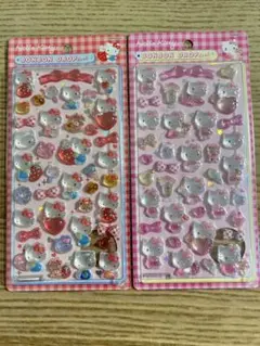 ボンボンドロップシール　キティ赤　キティピンク　セット販売