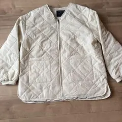 ライトオン キルティングジャケット M オフホワイト