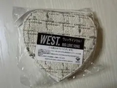 WEST BIG LOVE SONG ハート型ポーチ
