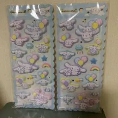 マシュマロシール　シナモンロール　サンリオ　【正規品】クラックス　ぷっくり　2枚