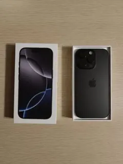 【美品】iPhone16 pro / 128GB 90% ブラックチタニウム