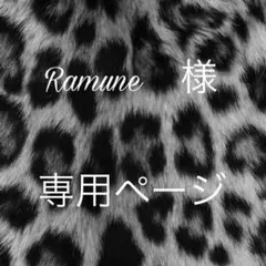 Ramune 様　専用ページ