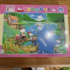 PEANUTS ジグソーパズル 1000ピース なかよく魚つりのサムネイル