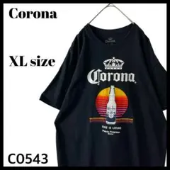 Corona Extra コロナエキストラ ビール Tシャツ 企業系 XL 黒