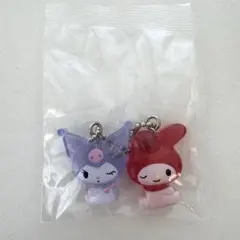 サンリオキャラクターズ なかよしドロップチャーム マイメロディ&クロミ ①