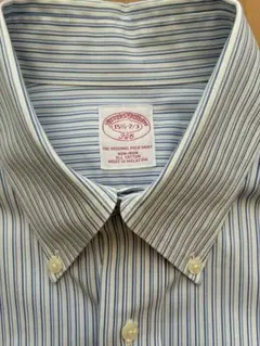 美品ブルックスブラザーズ USA製SLIMFIT クレリック ツイル 15.5 美品ブルックスブラザーズ USA製SLIMFIT クレリック ツイル 15.5