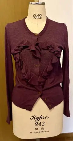 ヴィヴィアンウエストウッド　カーディガン◎希少 ボレロ アンサンブル Vivienne Westwood（ヴィヴィアンウエストウッド）の「ｳｰﾚﾝｹｰﾌﾞﾙｸﾙｰﾈｯｸ